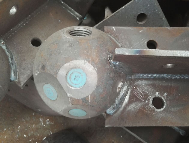 井冈山螺栓球球塞，网架配件